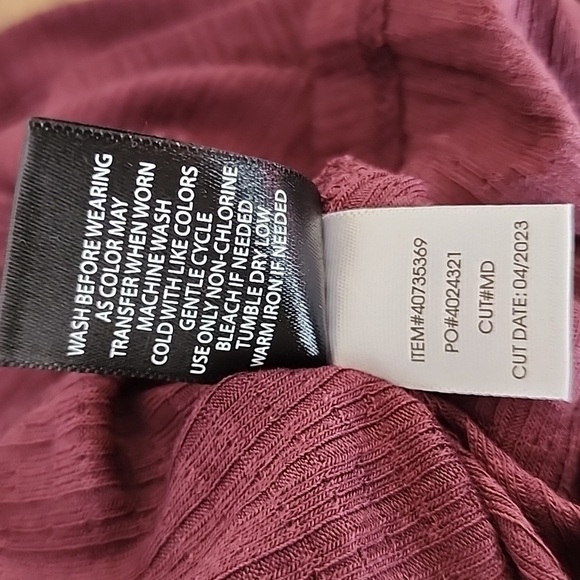 Torrid - Textured Jersey Scoop Neck Button Down Babydoll in Sassafras / Plum‌‌‌ - Picture 9 of 12